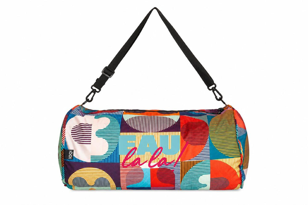 SAC WEEKENDER LARGE NOIR LOQI EAU la la!