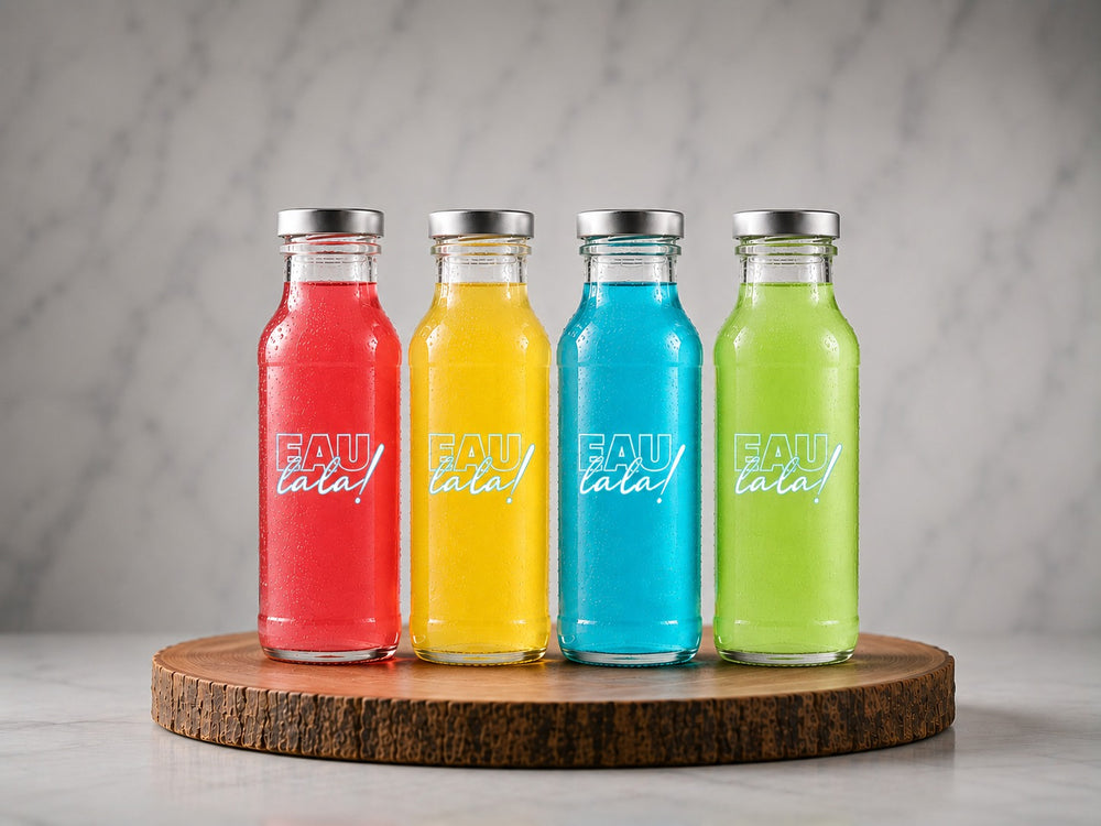 BOUTEILLE VERRE DEGUSTATION 785ml EAU la la!