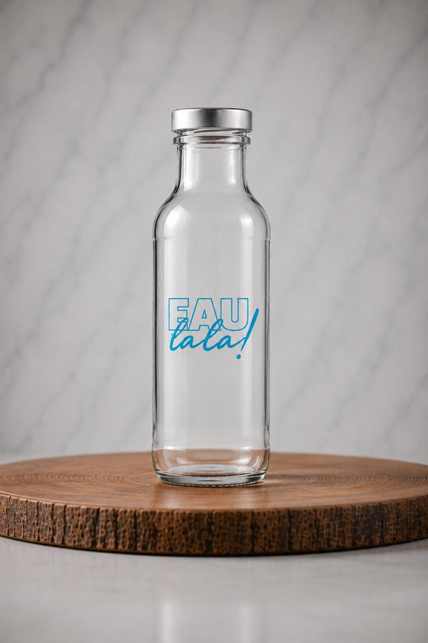 BOUTEILLE VERRE DEGUSTATION 785ml EAU la la!