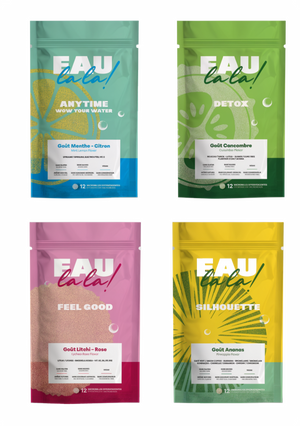 Pack Découverte - Les 4 saveurs Eau la la